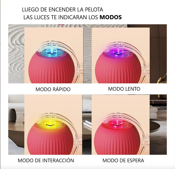 PELOTA INTERACTIVA + OBSEQUIO CEPILLO PARA MASCOTAS