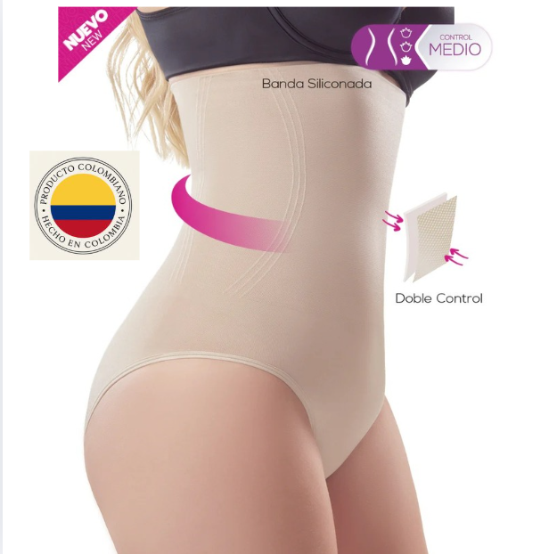 PANTY CONTROL DE ABDOMEN  – Ajuste invisible, comodidad real