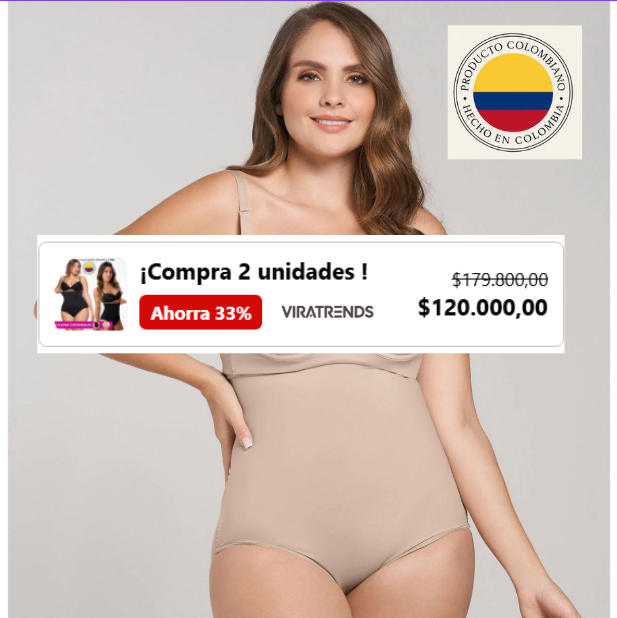 PANTY CONTROL DE ABDOMEN  – Ajuste invisible, comodidad real