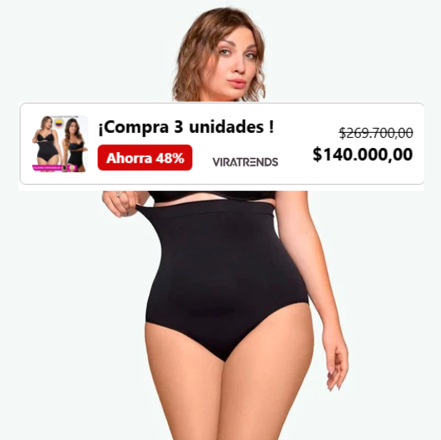 PANTY CONTROL DE ABDOMEN  – Ajuste invisible, comodidad real