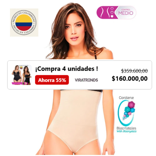 PANTY CONTROL DE ABDOMEN  – Ajuste invisible, comodidad real