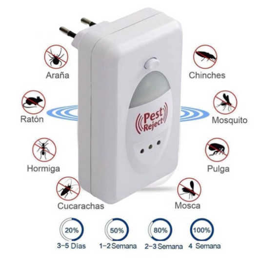 REPELENTE PLAGAS ULTRASONICO- PAGA 1 LLEVA 2